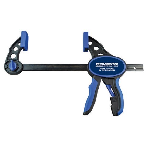 TRADEMASTER - BAR CLAMP & SPREADER PLASTIC WITH RUBBER GRIP HANDLE 300MM
